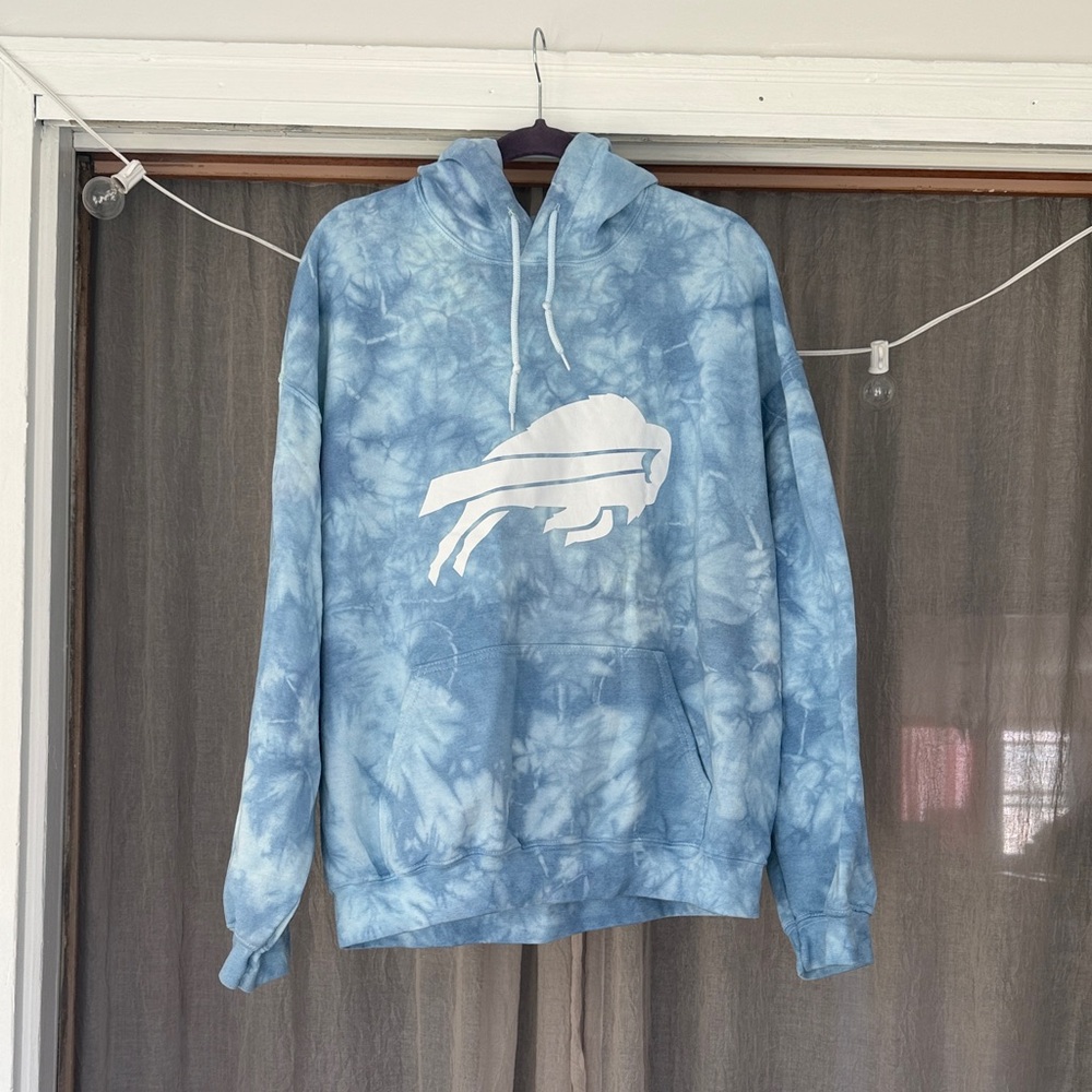 Tie-Dye Buffalo Bills Logo Hoodie